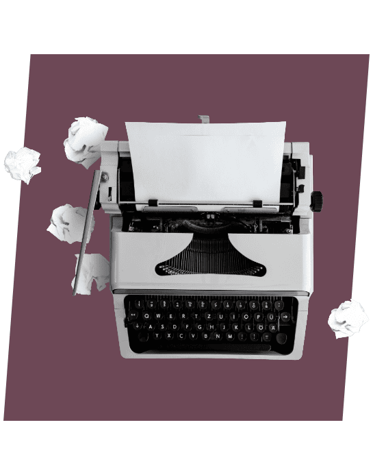 Writer Smarter section typewriter